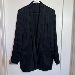 Express Black Pinstripe Women's Blazer